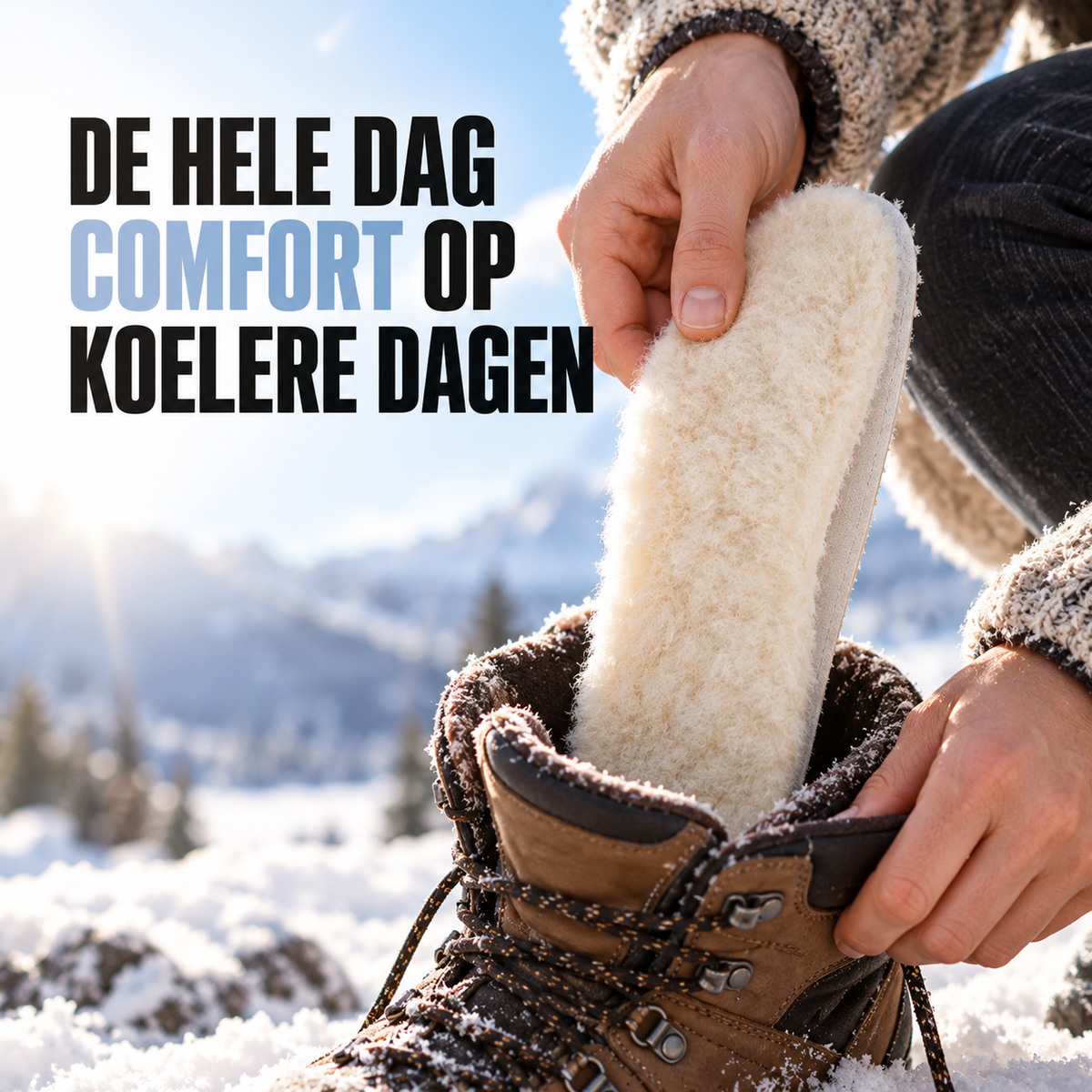 Schapenvacht Inlegzolen