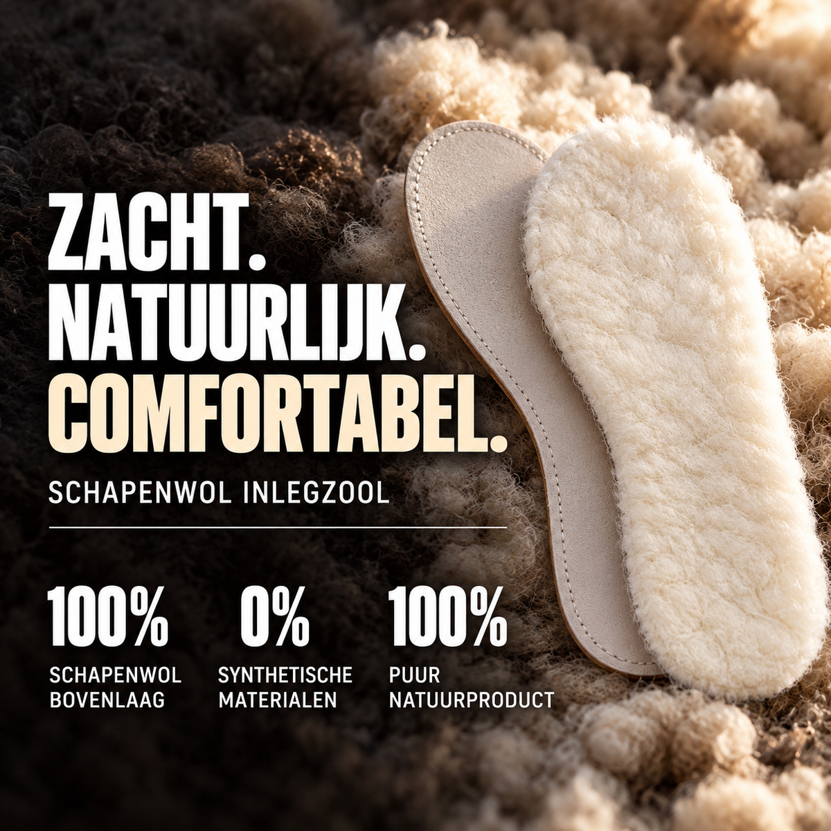 Schapenvacht Inlegzolen